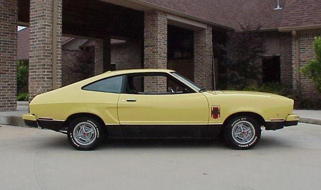 Bright Yellow 1976 Ford Mustang