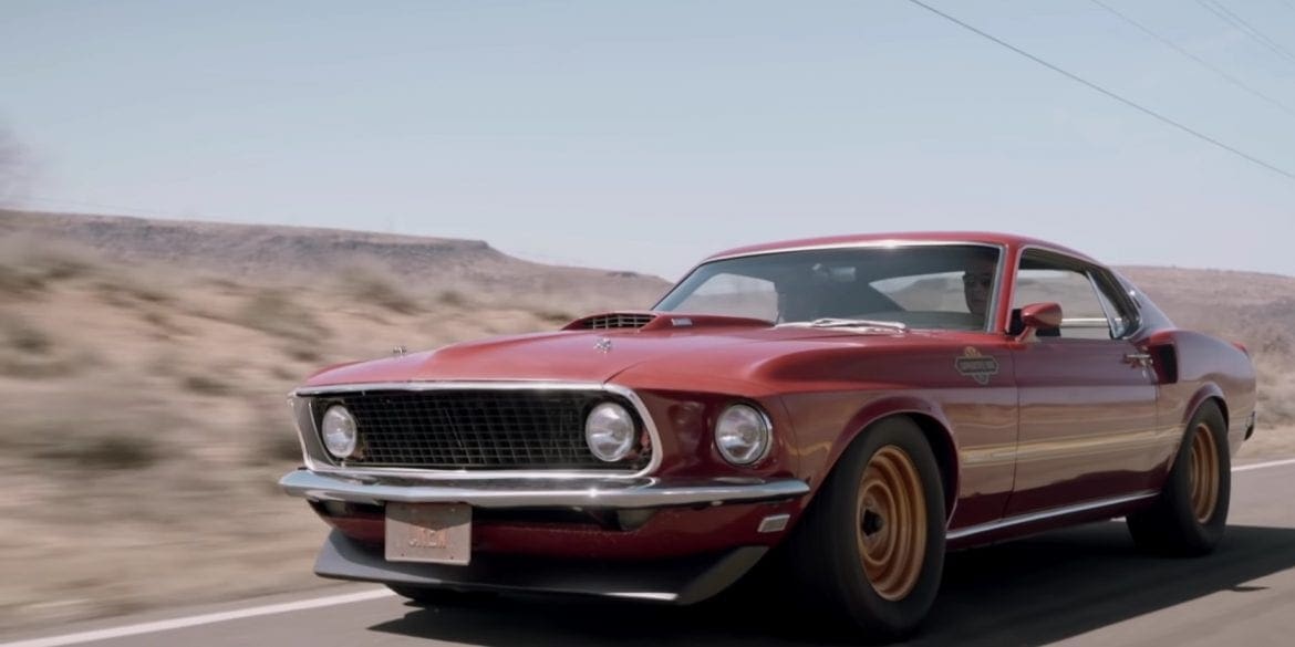 Cruising On A Vintage 1969 Ford Mustang Mach 1