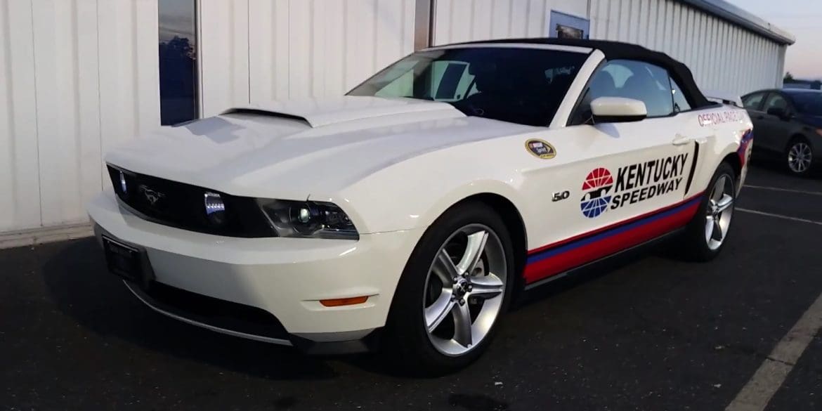 Mustang Of The Day: 2012 Ford Mustang Kentucky Speedway Pace Car