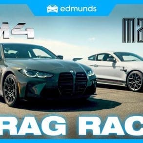 DRAG RACE: 2021 Ford Mustang Mach 1 vs 2021 BMW M4 Competition